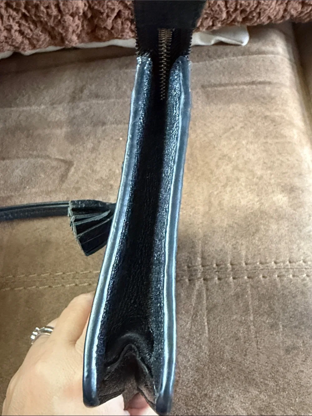 kate spade Black Wristlet